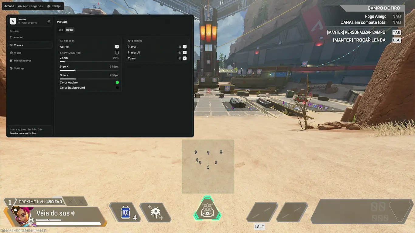 Screenshot 22 do cheat Apex Legends Arcane